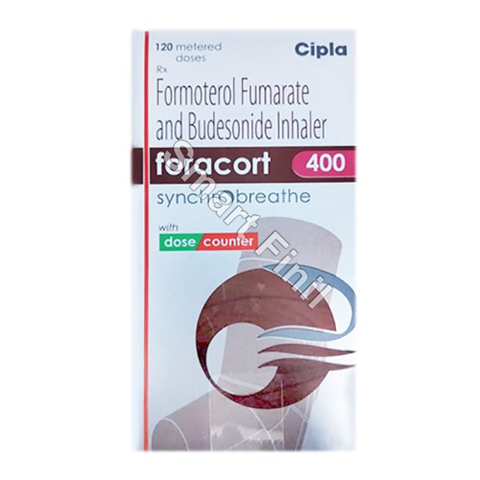 Foracort Synchrobreathe Inhaler 400 1 Foracort Synchrobreathe 400Mg
