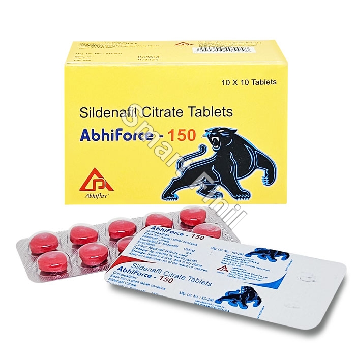 Abhiforce 150 (Sildenafil Citrate) 1 Abhirise 150Mg