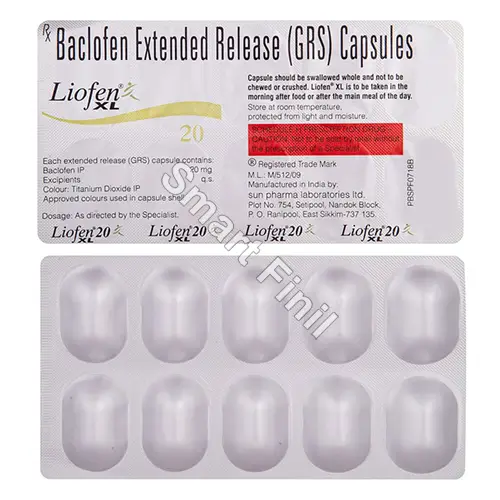 Liofen XL 20mg Capsule (Baclofen) 1 Liofen XL 20