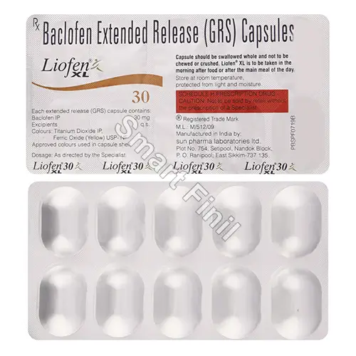 Liofen XL 30mg Capsule (Baclofen) 1 Liofen XL 30