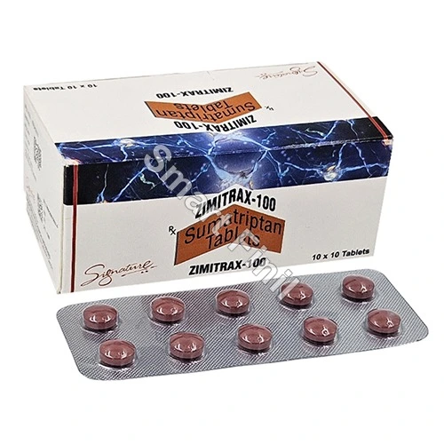 Zimitrax 100 mg (Sumatriptan) 1 Zimitrax 100 mg (Sumatriptan)